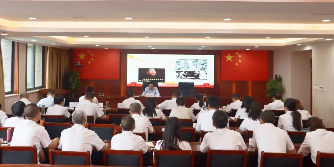 四川路橋黨委副書記、總經(jīng)理甘洪赴盛通（一分）公司宣講習(xí)近平總書記“七一”重要講話精神暨黨史學(xué)習(xí)教育專題黨課